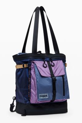 Women's Large nylon tote backpack