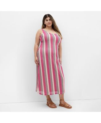 Plus Size Leilani Stripe Dress