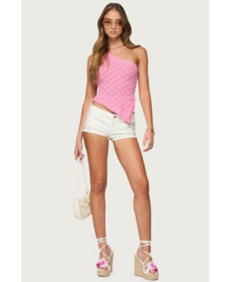 Women's Codi Backless Asymmetric Knit Top