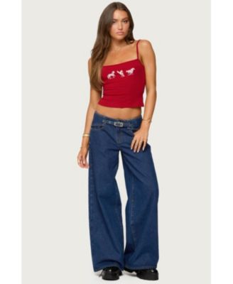 Womens Wild Horses Graphic Tank Top