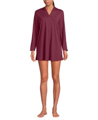 Women's SunShade UPF 50 Hooded Mini Swim Swim Cover-Up Dress