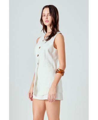 Women's LINEN VEST