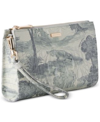 Daisy Melbourne Embossed Leather Clutch