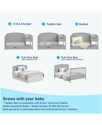 Bellwood 5-in-1 Convertible Crib & Changer with Drawer