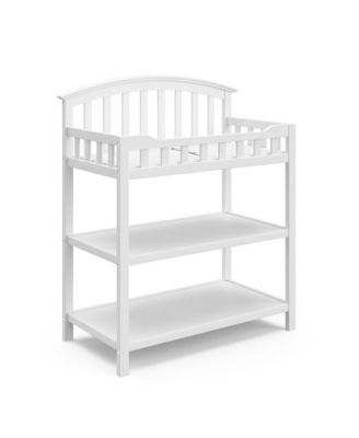 Changing Table with Water-Resistant Changing Pad (White)