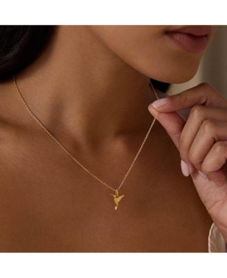 Loving Devotion Hummingbird Necklace