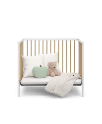 26.18'' Driftwood Teddi 4-in-1 Convertible Mini Crib