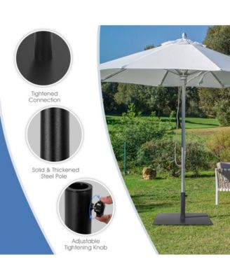 20 Inches Patio Umbrella Base with 4 Adjustable Footpads