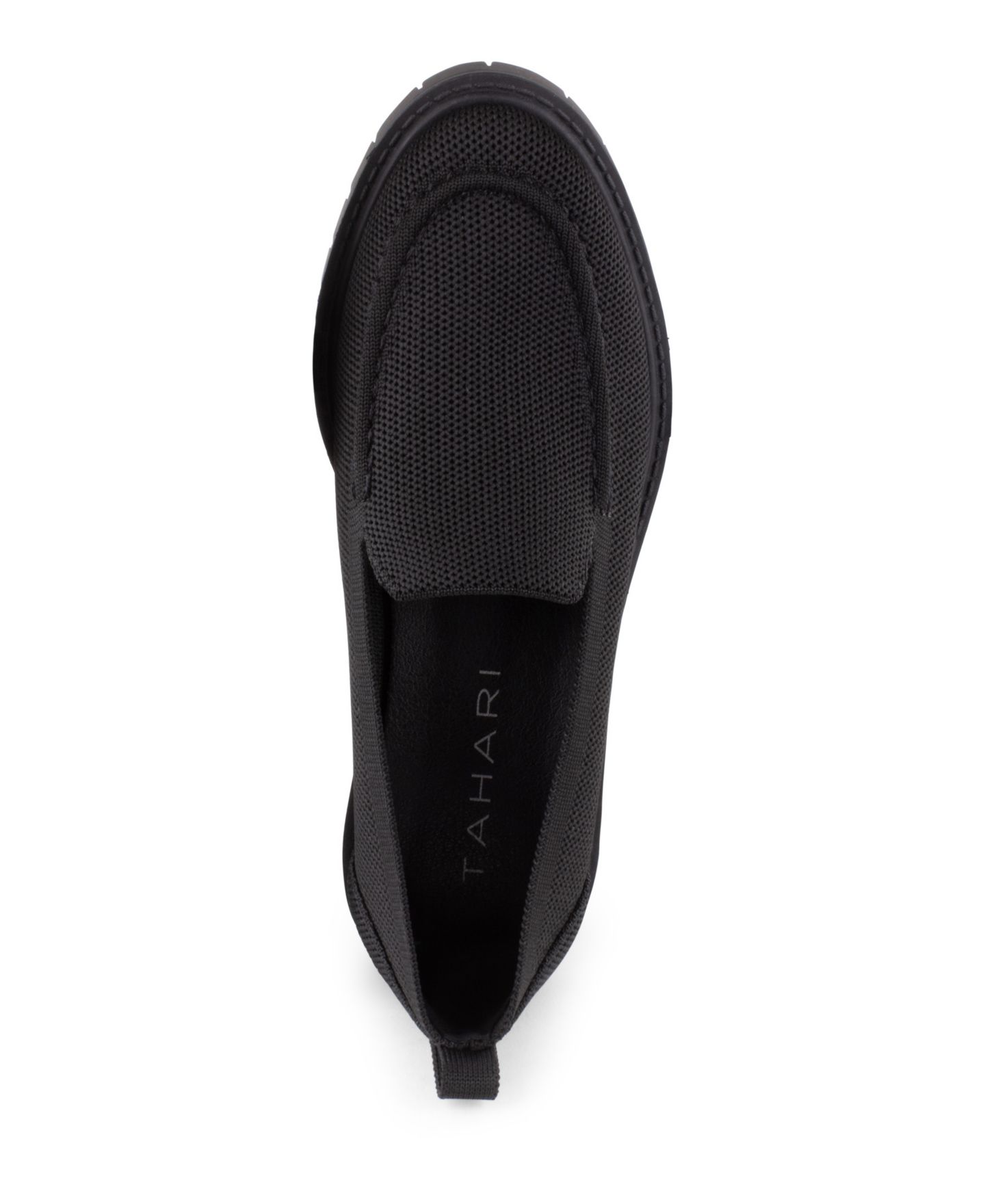 Женские туфли Tahari Siena Knit Slip-On, цвет: Чёрный — фото 4