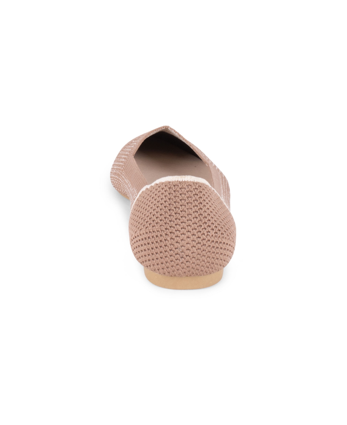 Tahari Antigua Knit Pointed Toe Flat In Pink
