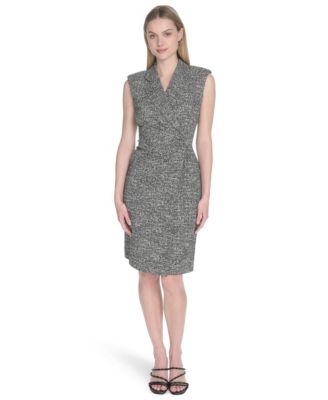 Calvin Klein - Women's Sleeveless V-Neck Sheath Dress