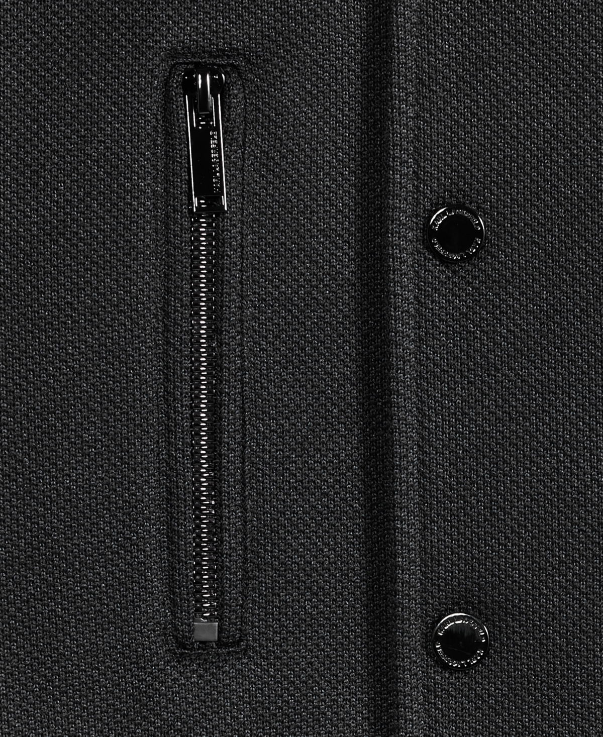 Karl Lagerfeld Men's Textured Varsity Zip Bomber Jacket In Black