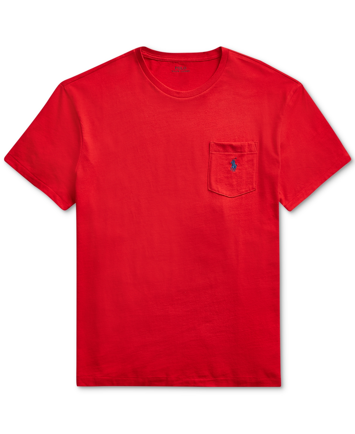 Polo Ralph Lauren Men's Classic Fit Crew Neck Pocket T-shirt In Red