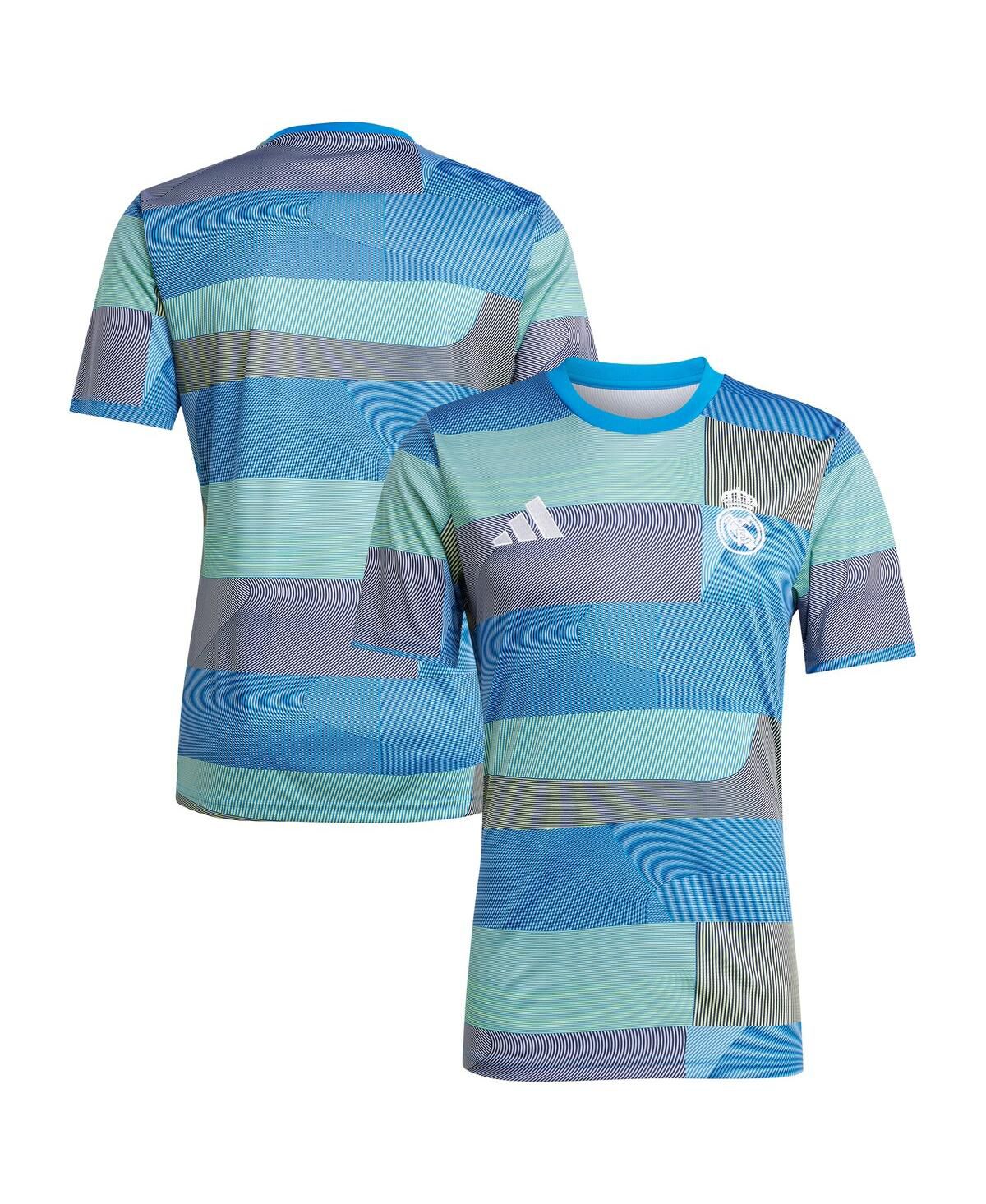 Мужская синяя предматчевая майка 