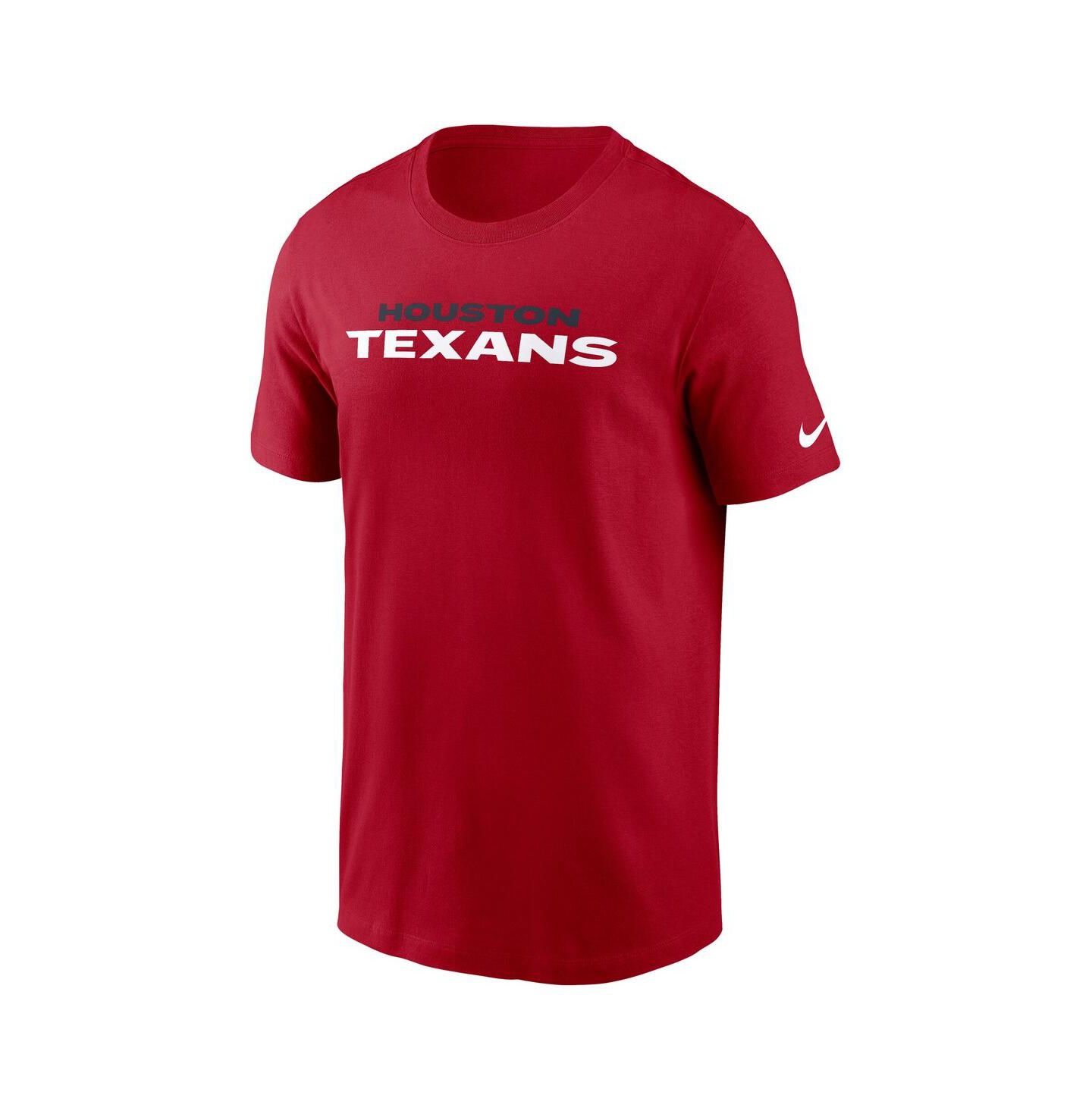 Мужская футболка Nike Red Houston Texans Primetime Wordmark Essential — фото 2