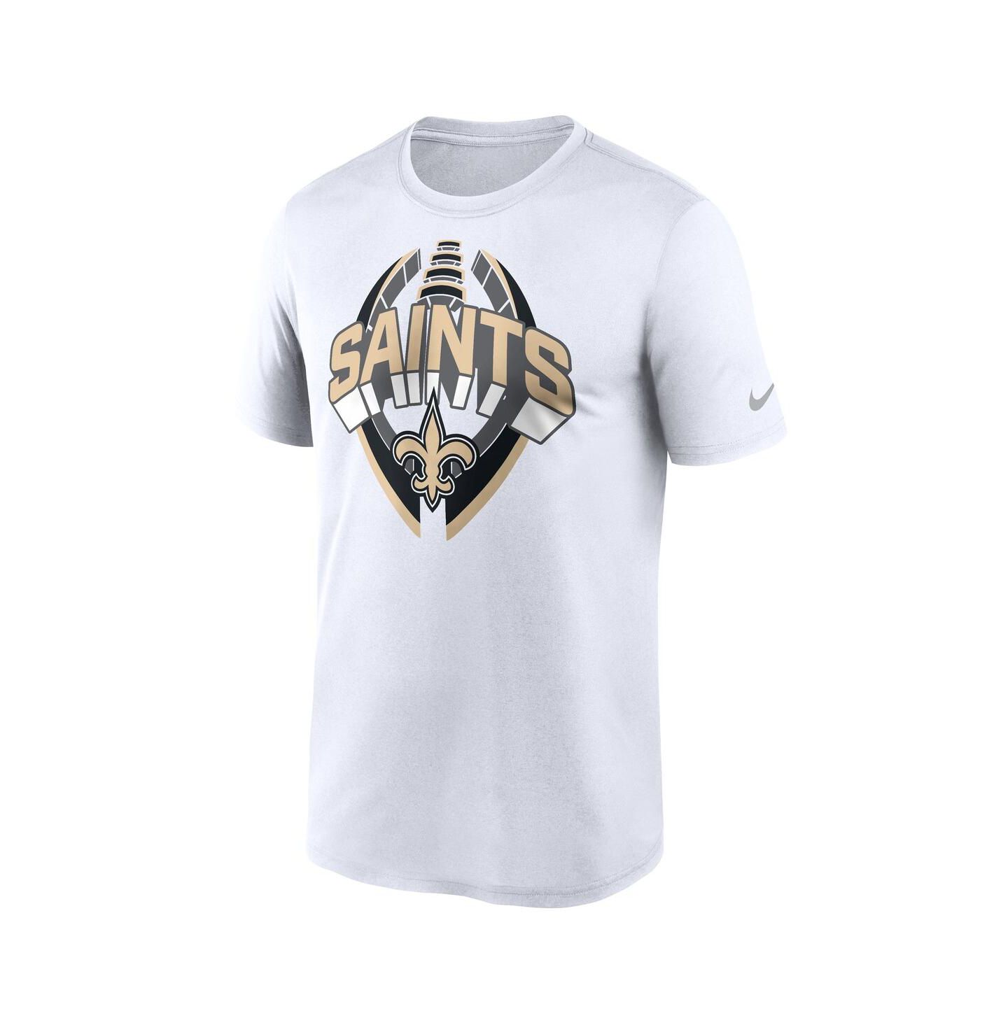 Мужская футболка Nike White New Orleans Saints Legend Icon Performance — фото 2