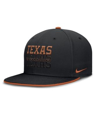 Nike - Men's Black Texas Longhorns True Primetime Performance Fitted Hat