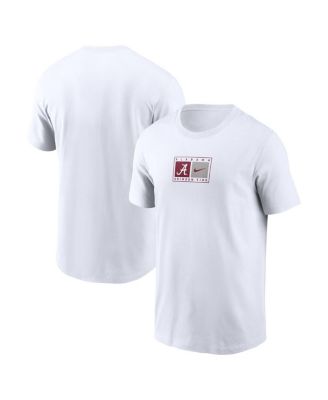 Nike - Men's White Alabama Crimson Tide Campus Logo Swoosh T-Shirt
