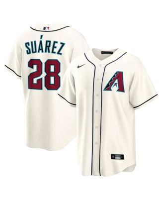 Nike - Men's Eugenio Suárez Cream Arizona Diamondbacks Home Replica Jersey
