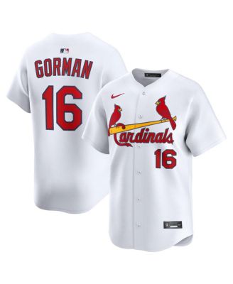 Nike - Men's Nolan Gorman White St. Louis Cardinals Home Limited Player Jersey