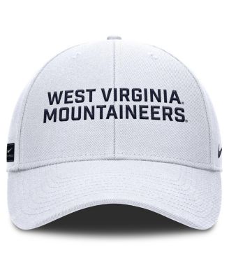 Men's White West Virginia Mountaineers Rise Practice Adjustable Hat