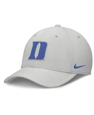 Nike - Men's Gray Duke Blue Devils Rise Practice Performance Adjustable Hat
