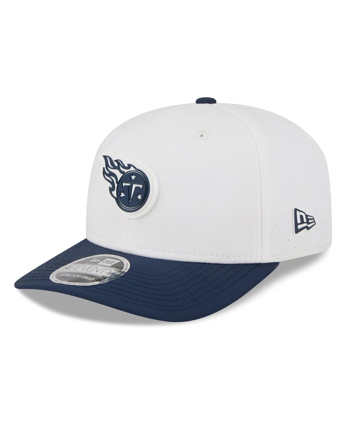 Men's White/Navy Tennessee Titans 2025 Nfl Training Camp 9SEVENTY Adjustable Hat - White, Navy
