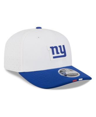 Men's White/Royal New York Giants 2025 NFL Training Camp 9SEVENTY Adjustable Hat