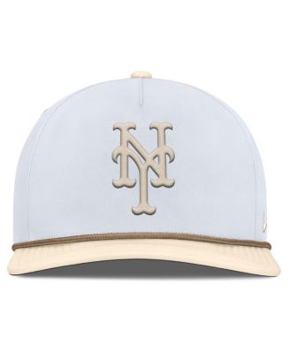 Men's White/Cream New York Mets Pro Performance Snapback Hat