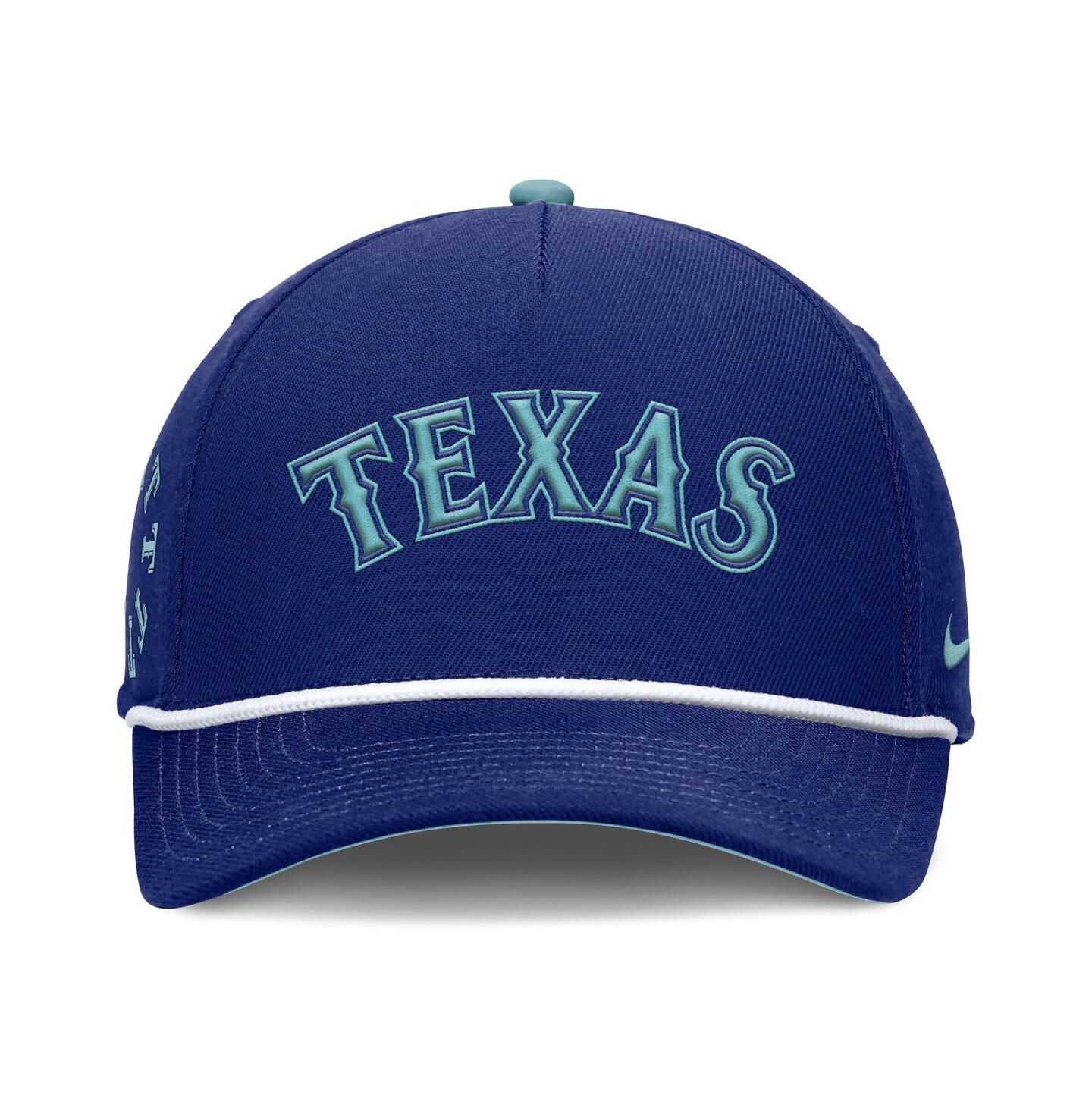 Мужская кепка Nike Royal Texas Rangers Father's Day Rise Adjustable Hat — фото 2