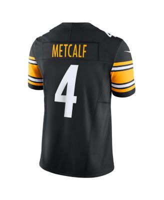 Men's DK Metcalf Black Pittsburgh Steelers Team Vapor F.U.S.E. Limited Jersey
