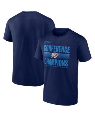 Fanatics - Men's Navy Oklahoma City Thunder 2025 Western Conference Champions Ball Handler T-Shirt