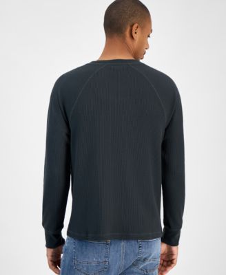 Men's Waffle-Knit Thermal Shirt, Macy's Exclusive