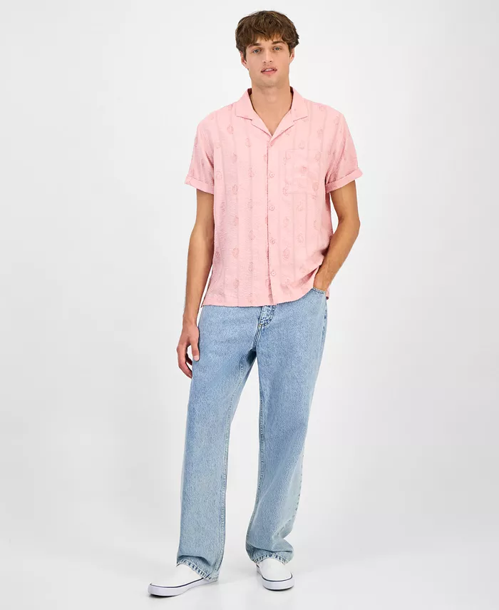 Men's Seersucker Camp Shirt - thumbnail 2