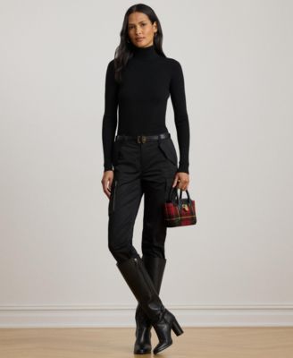 Ribbed Turtleneck Sweater