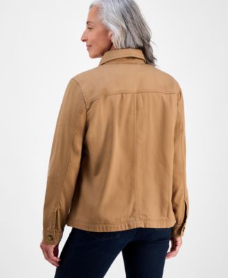 Petite Twill Jacket, Macy's Exclusive