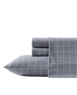 Printed Cotton Flannel 4-Pc. Sheet Set, Full