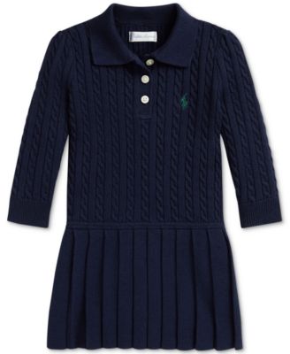 Polo Ralph Lauren - Baby Girls Cable-Knit Sweater Dress