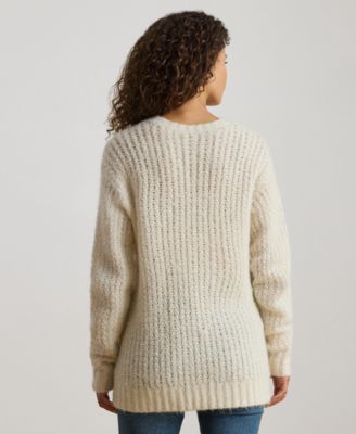 Women's Herringbone Oversize Sweater