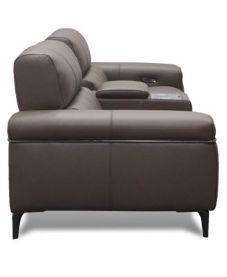 Wyndill 3-Pc. Leather Sofa with 2 Power Recliners, Exclusively at Macy's