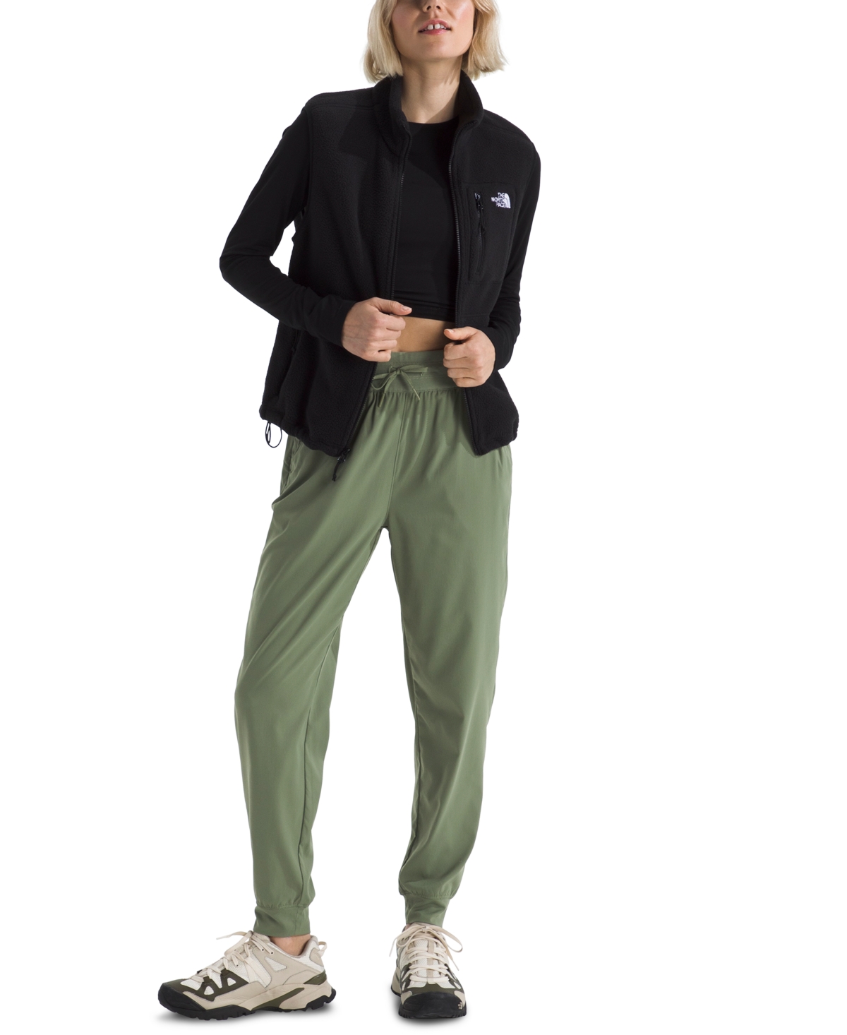 The North Face Women's Aphrodite Arise Jogger Pants In Gray