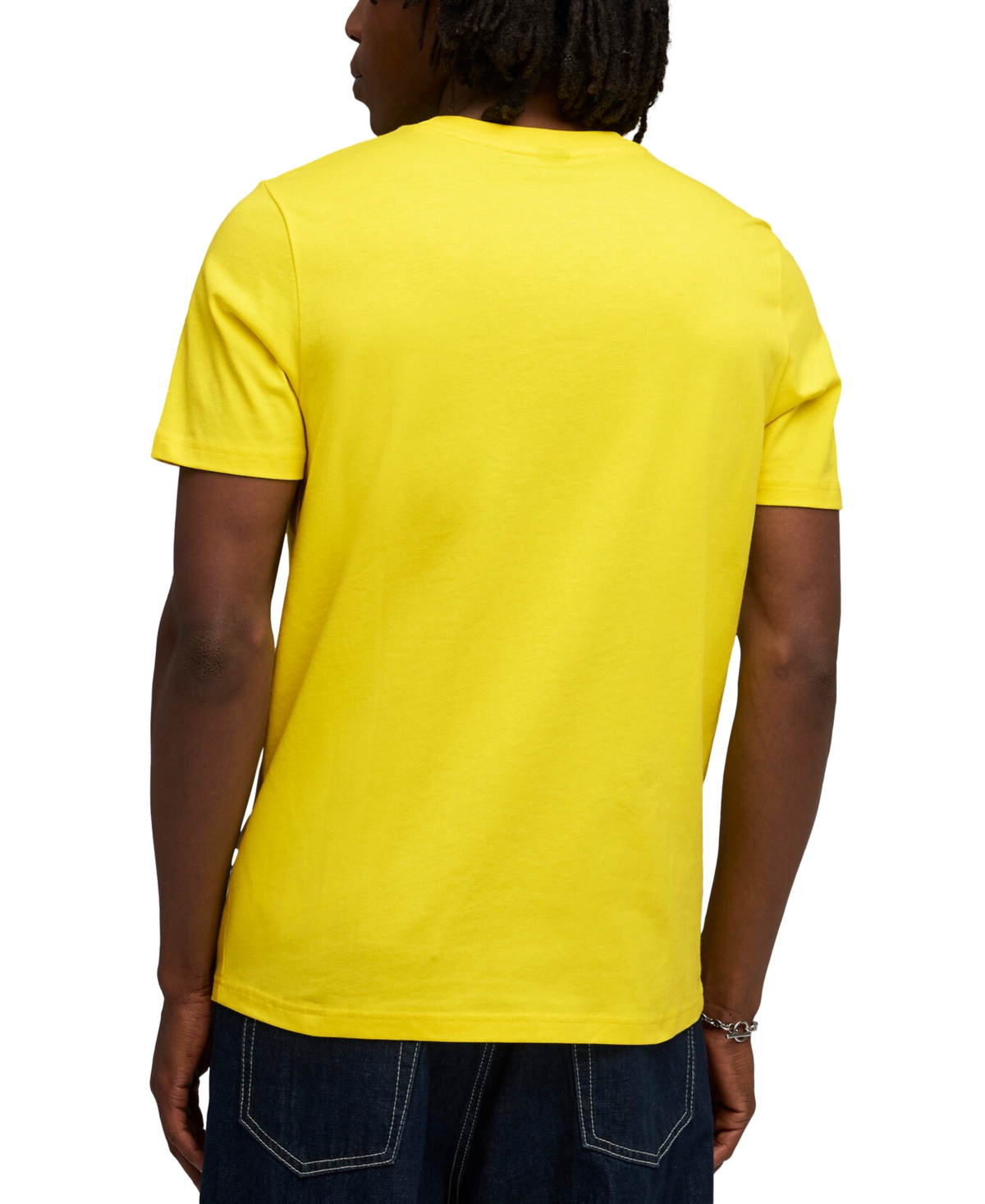 Puma X Ferrari Sportswear Cotton Graphic T-shirt In Yellow