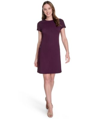 Tommy Hilfiger - Women's Button-Trim Shift Dress