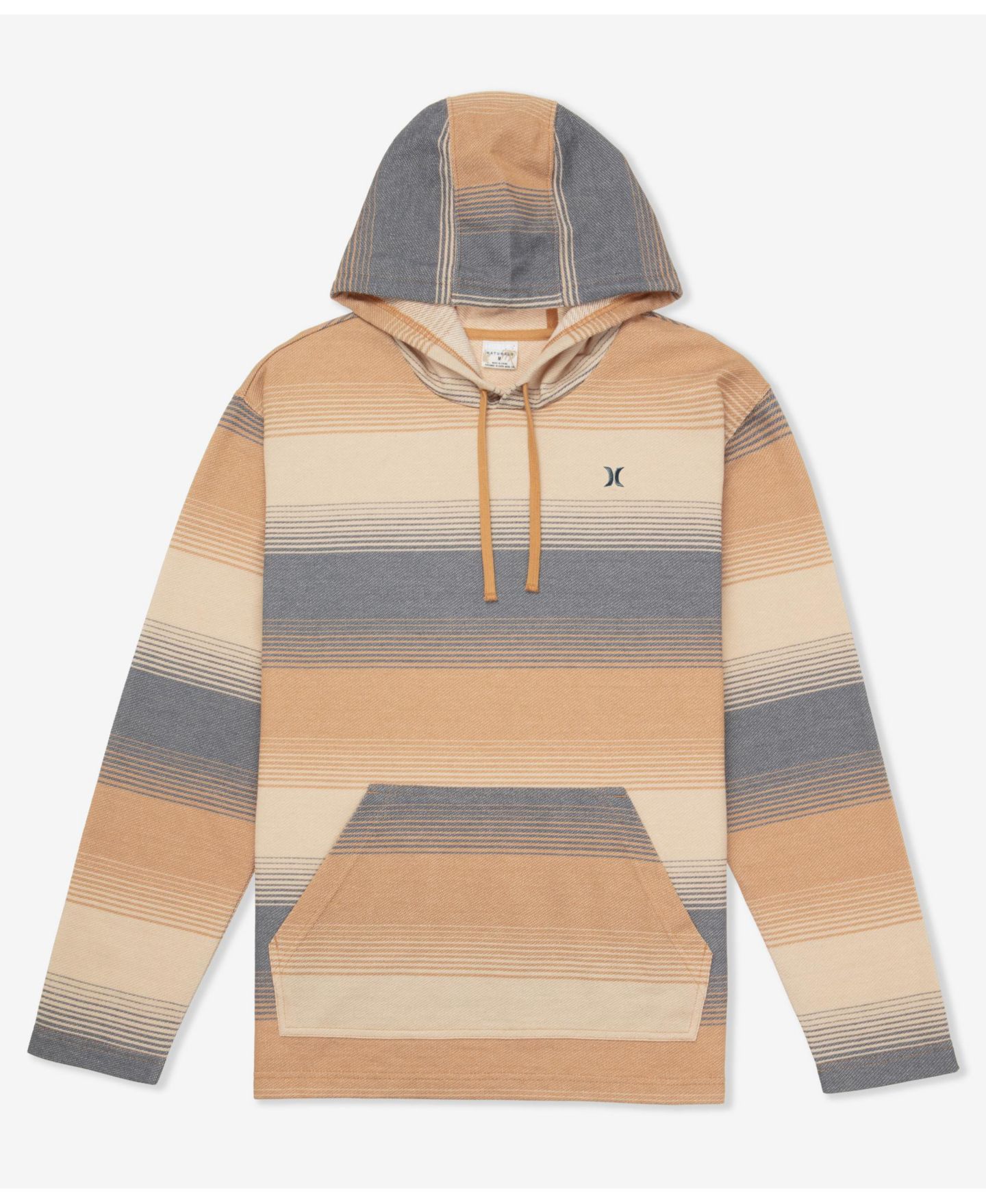 Мужской свитшот Hurley Hooded Poncho, цвет: Earthstone — фото 3