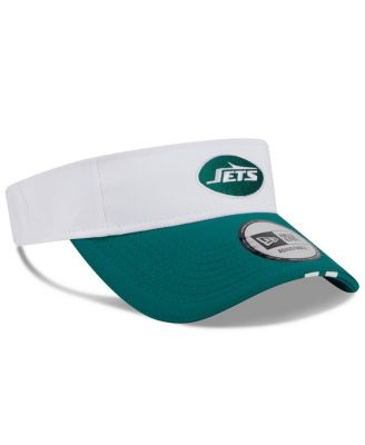 Men's White/Green New York Jets 2025 NFL Training Camp Adjustable Visor Hat