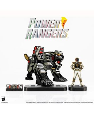 - Power Rangers - White Tigerzord XL  - 6 Inch Enamel Pin in Premium Collector Package  (X67)
