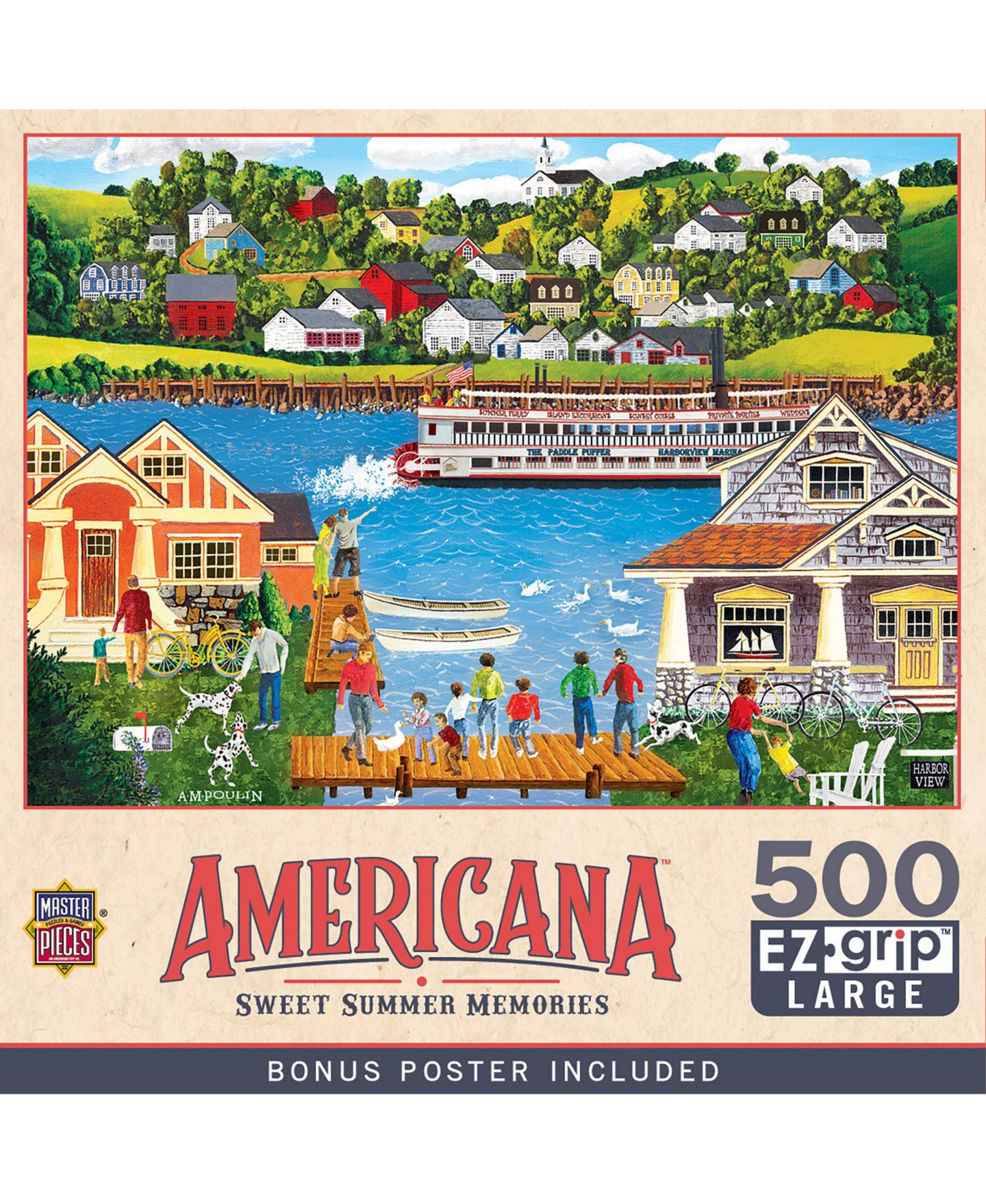 Детский пазл MasterPieces Puzzles Sweet Summer Memories 500-Piece Puzzle, от 14 лет — фото 1