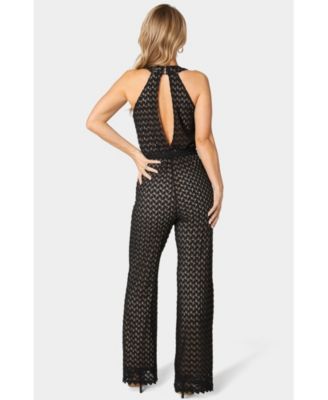 Women's Lace V-Neck Jumpsuit