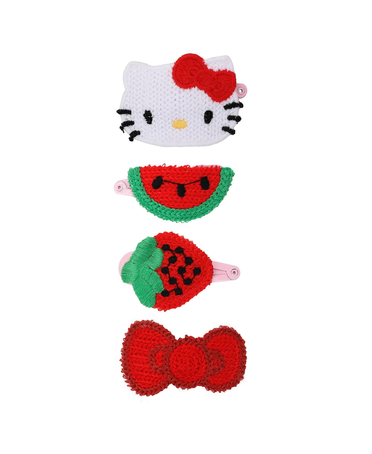Sweet Snacks 4-Piece Hair Clip Set - Hello kitty sweet snacks