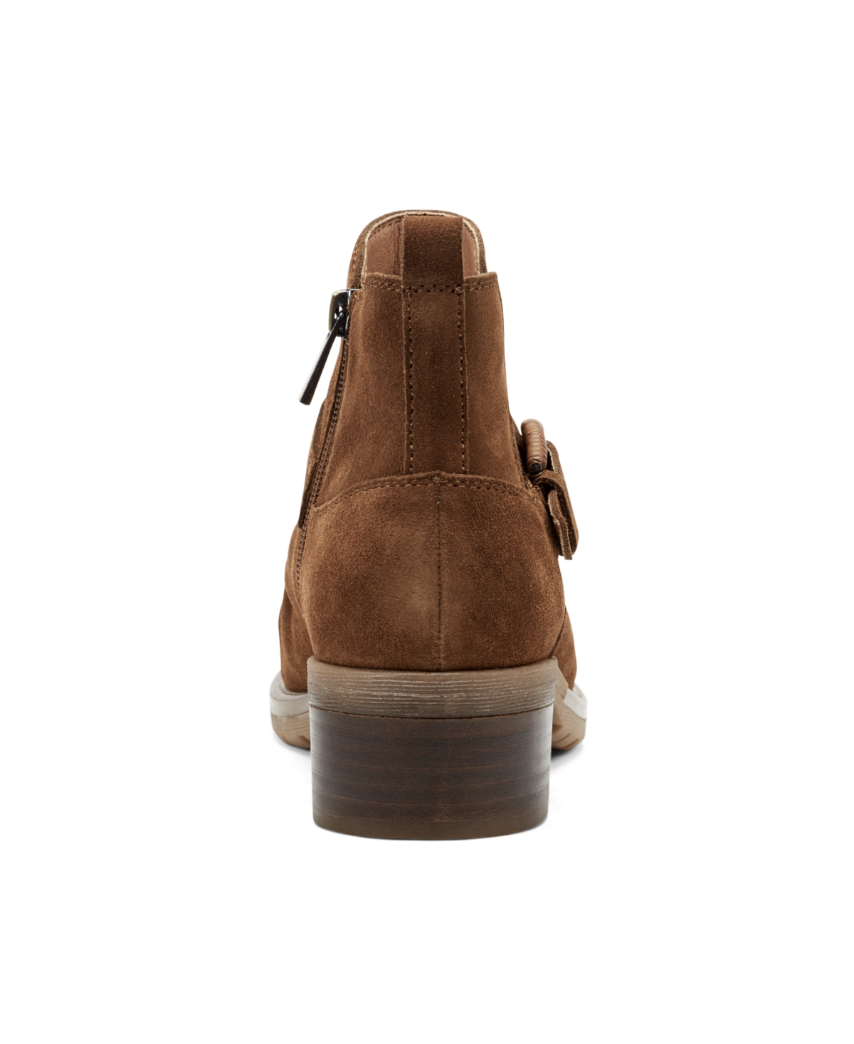 Earth Women's Zane Ruched Block Heel Booties In Brown